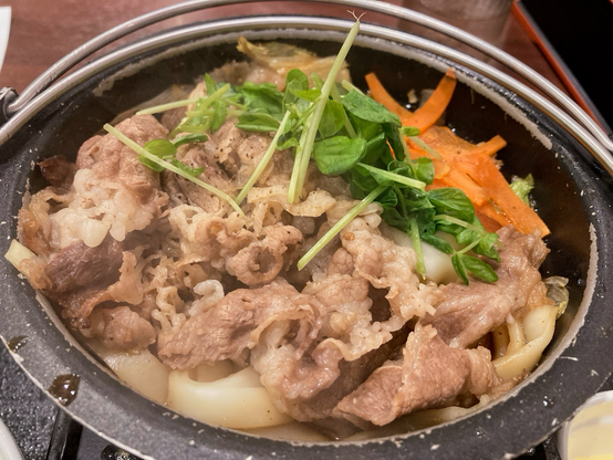 吉野家の牛すき鍋膳