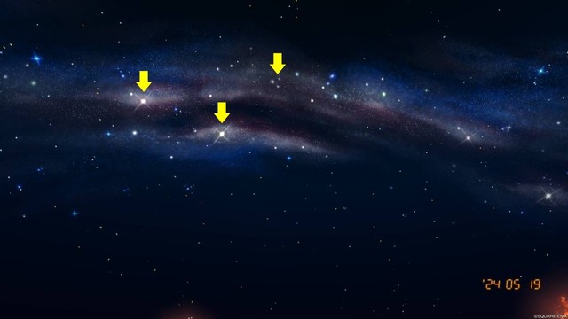 異界前線基地の星の配置