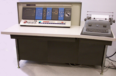 An IBM 1620 computer, a 
