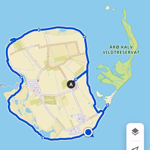 Two days ago hike along the coast of Årø.