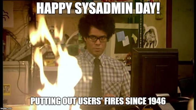 Happy Sysadmin Day Meme