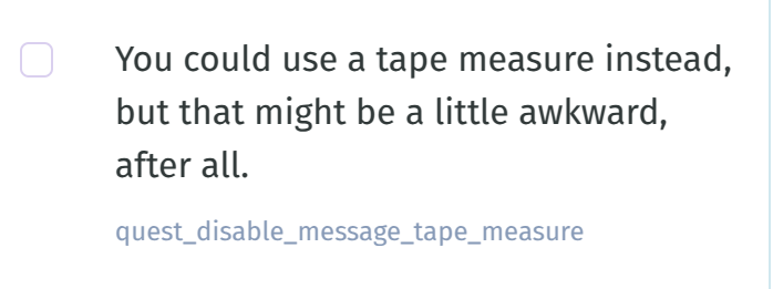 You could use a tape measure instead, but that might be a little awkward, after all.